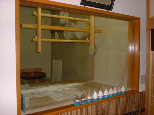 蕎酔庵さんの玄関にある/