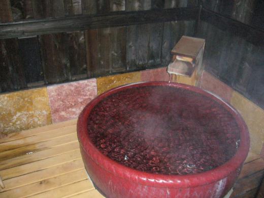 これが部屋にある露天風呂/