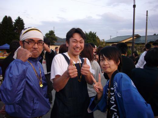 やる気まんまんの3人(笑)/