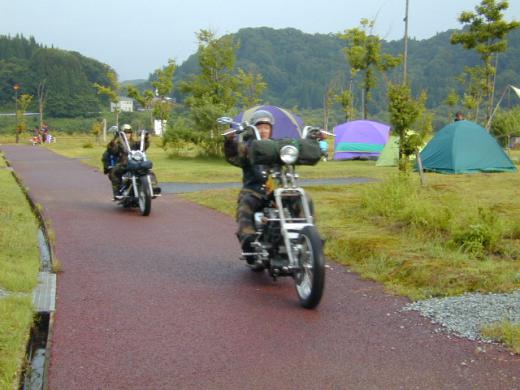 長旅からの到着/