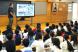 全校朝会でコミセン事業の紹介!:2025/10/07 15:57