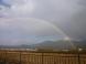 見て、見て、見て・・・きれいな二重の虹がお見送り：2014/11/29 17:54