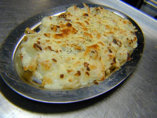 今日はグラタンも/