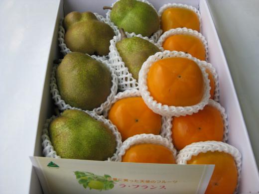 庄内柿&ラ・フランスセット3kg/