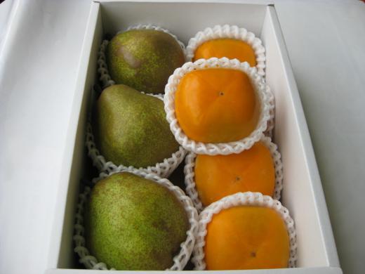 庄内柿&ラ・フランスセット2kg/