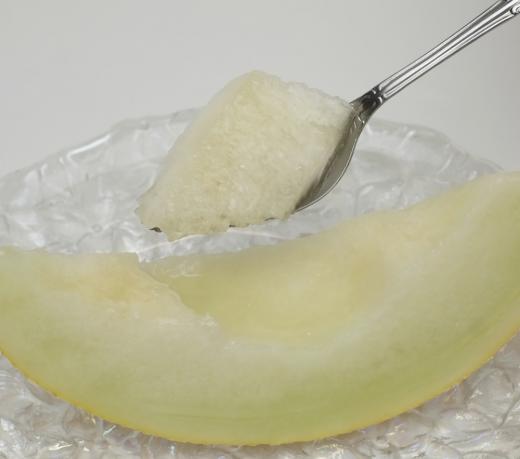 メロンの汁がた〜っぷり/