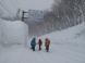 吹雪の中:2013/01/17 16:36