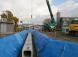 長井市観光交流センター水路付替工事:2015/11/23 13:58