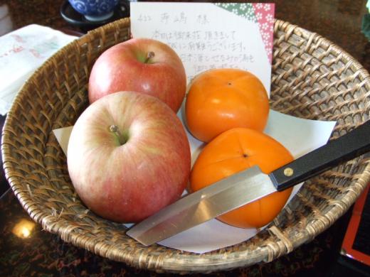 ウェルカムフルーツ?/