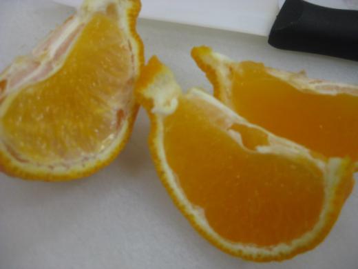 デコポンのカット〜その1〜/