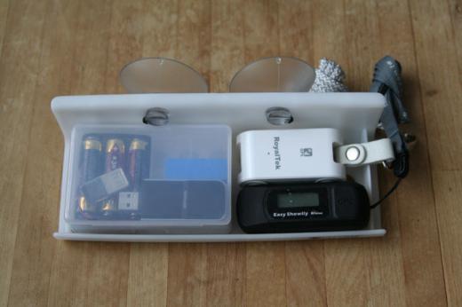 GPSロガー>ログ時の設置状態 その1 「平面配置」スタイル/