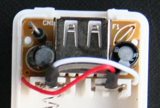 DC-DC>USB充電用電池BOX>基板部品面アップ/