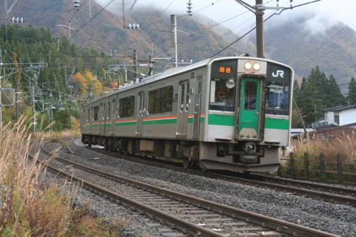 鉄道>今朝の落ち葉掃き2015/10/31/