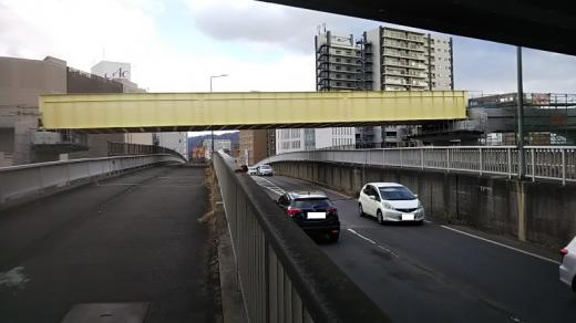 山形新幹線上りアプローチ線>1/6工事状況>西町跨線橋/
