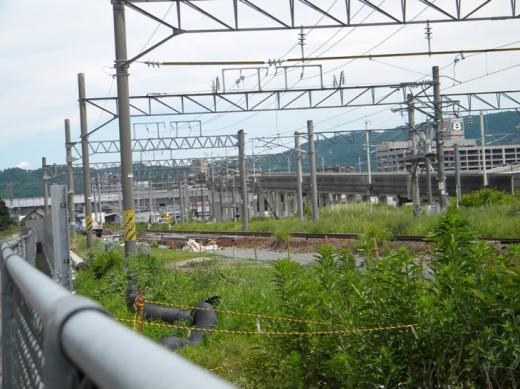 山形新幹線上りアプローチ線>6/7工事状況>三河踏切〜畑踏切間/