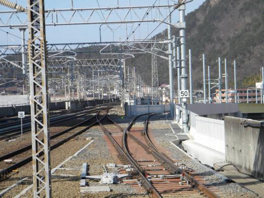 山形新幹線上りアプローチ線>3/1工事状況>福島駅11番線その1/