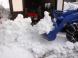 ポンプ庫の屋根の雪下ろし&除雪:2012/01/23 08:46
