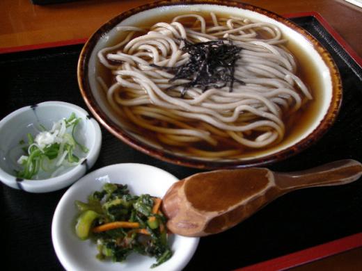 温かいお蕎麦/