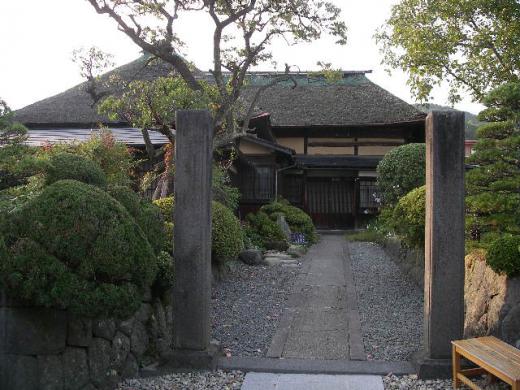 森本家の正面/
