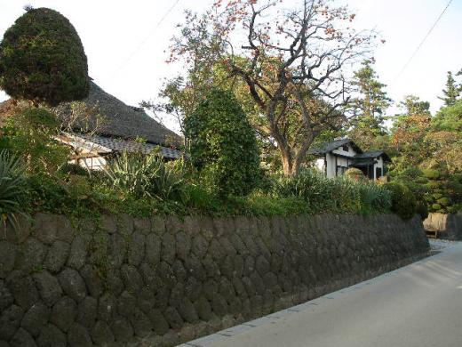 仲丁通り(武家屋敷通り)昔の面影を残します。/