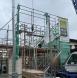 先週から今週建て方現場に養生徹底:2025/09/08 11:38