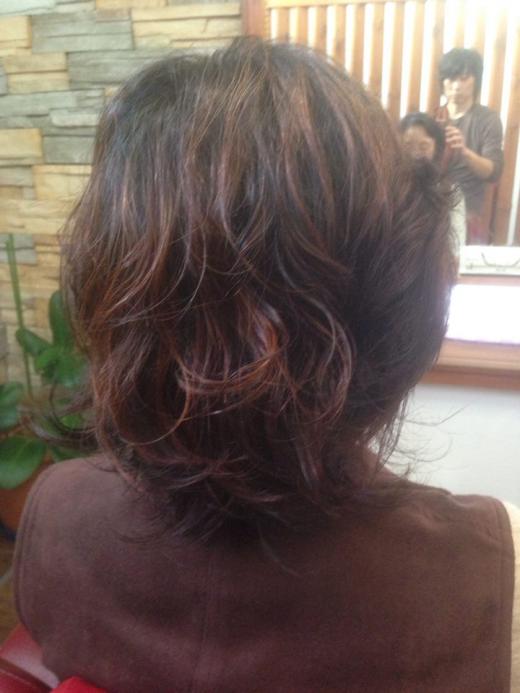 今回は少しカールが欲しいと言う事でクリープパーマです!/