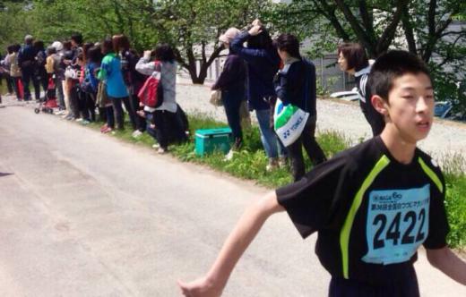 息子にも追いつけることなく負けてしまいました。/