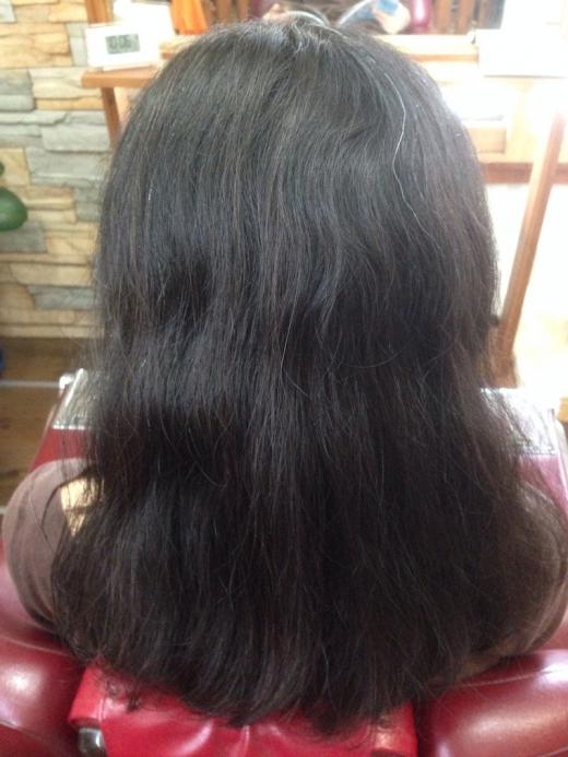 先日のお客様は普段から何も整髪料なんかは、まず付けない方です。/