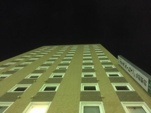 宿泊のホテルはルートイン弘前駅前/