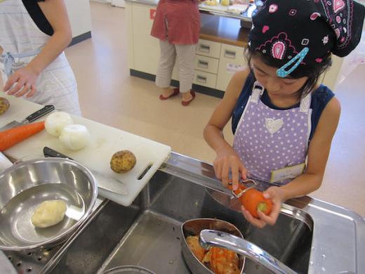 野菜の下ごしらえ/