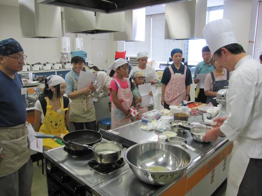 先生のデモンストレーション/