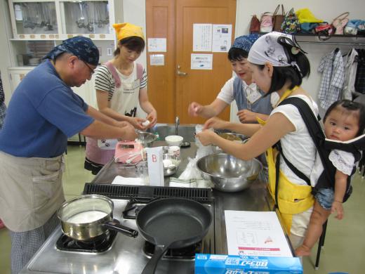 男性も赤ちゃんも参加!/