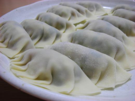 焼く前の状態。/