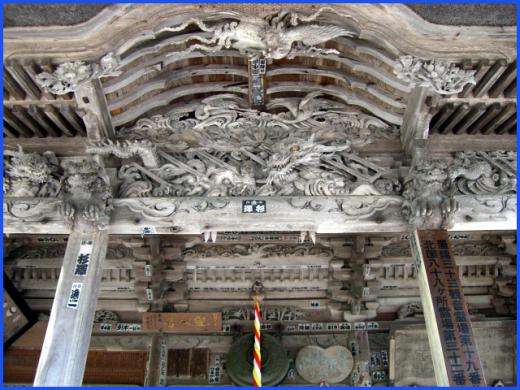 笹野観音堂 彫刻/