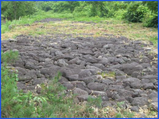 直江石堤 上面/