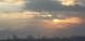 今朝の外の気温が3度と寒い朝です 朝霧の中に朝日が赤く..:2020/10/29 09:00