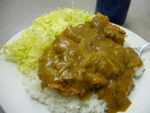 有名なカツカレー/
