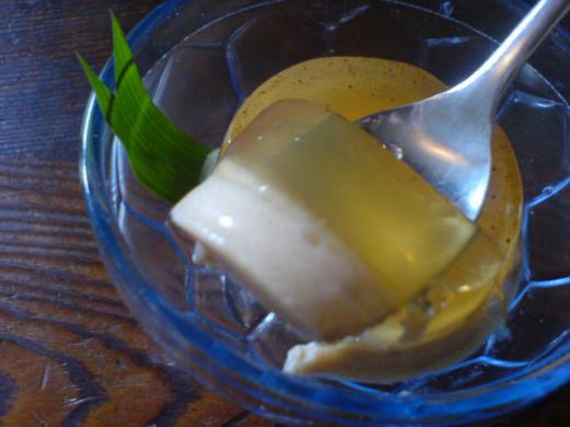 デザートに蕎麦ムースを♪/