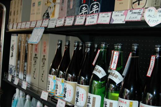 名酒がズラリ。/