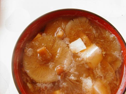 なめこのみぞれ汁/