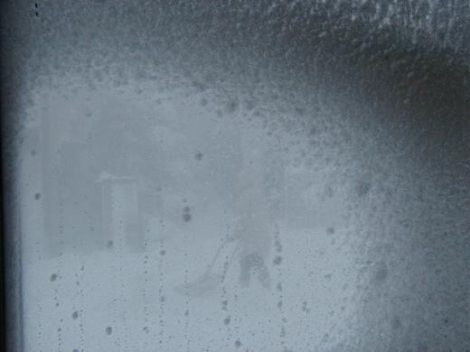 朝の雪かき、ご苦労様です。/