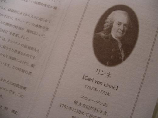 植物学者カール・フォン・リンネ【Carl von Linne】/