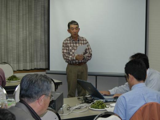 スローフード会員の遠藤氏/