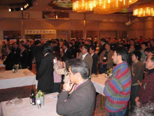 サンマリン気仙沼ホテル観洋での懇親会/