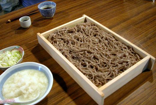 ピカピカの新蕎麦が出来上がりました。/