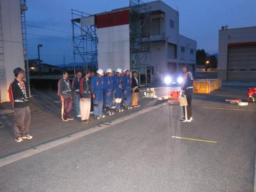 6/12(日) 消防本部にて訓練/