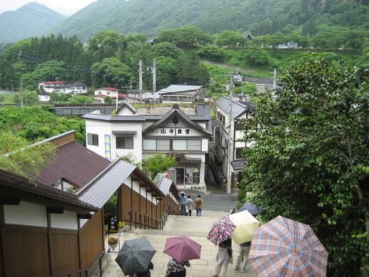 本堂から見た景色です。/