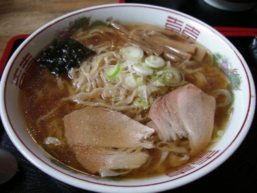 これが純手打ち中華そばです。/