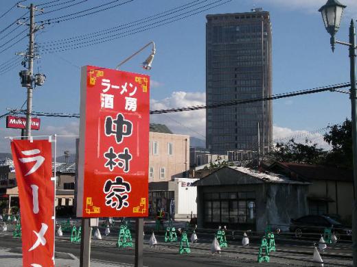霞城セントラルが見えます/