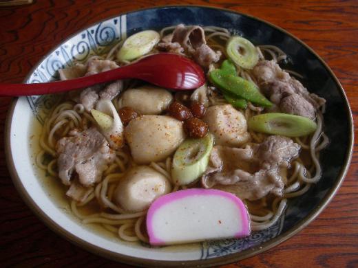 芋煮そばの全体スナップ!/